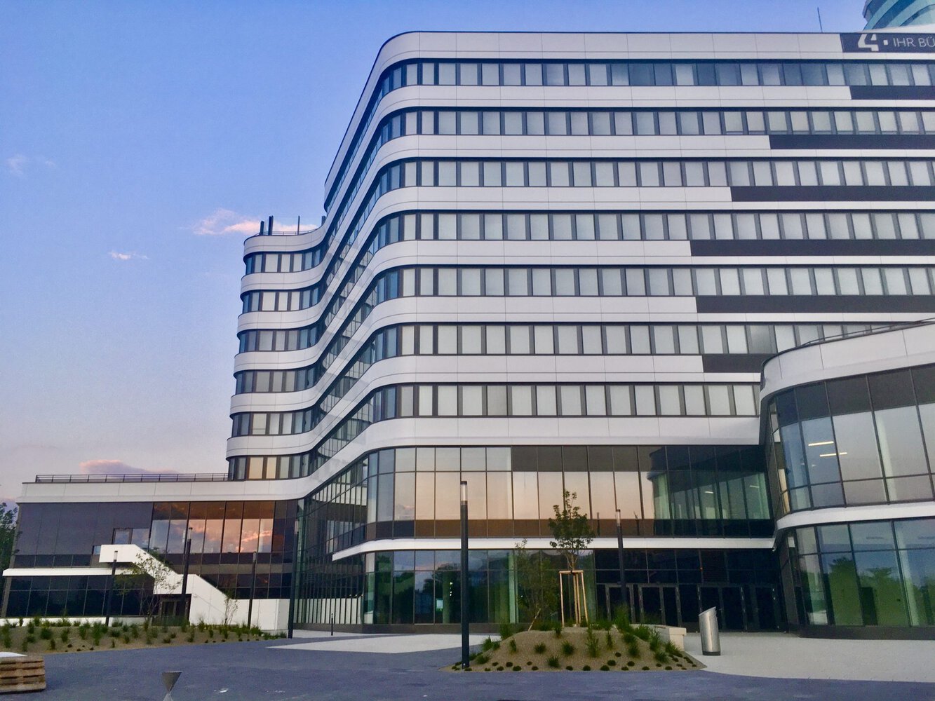 Exterior view of the Office Park 4 project