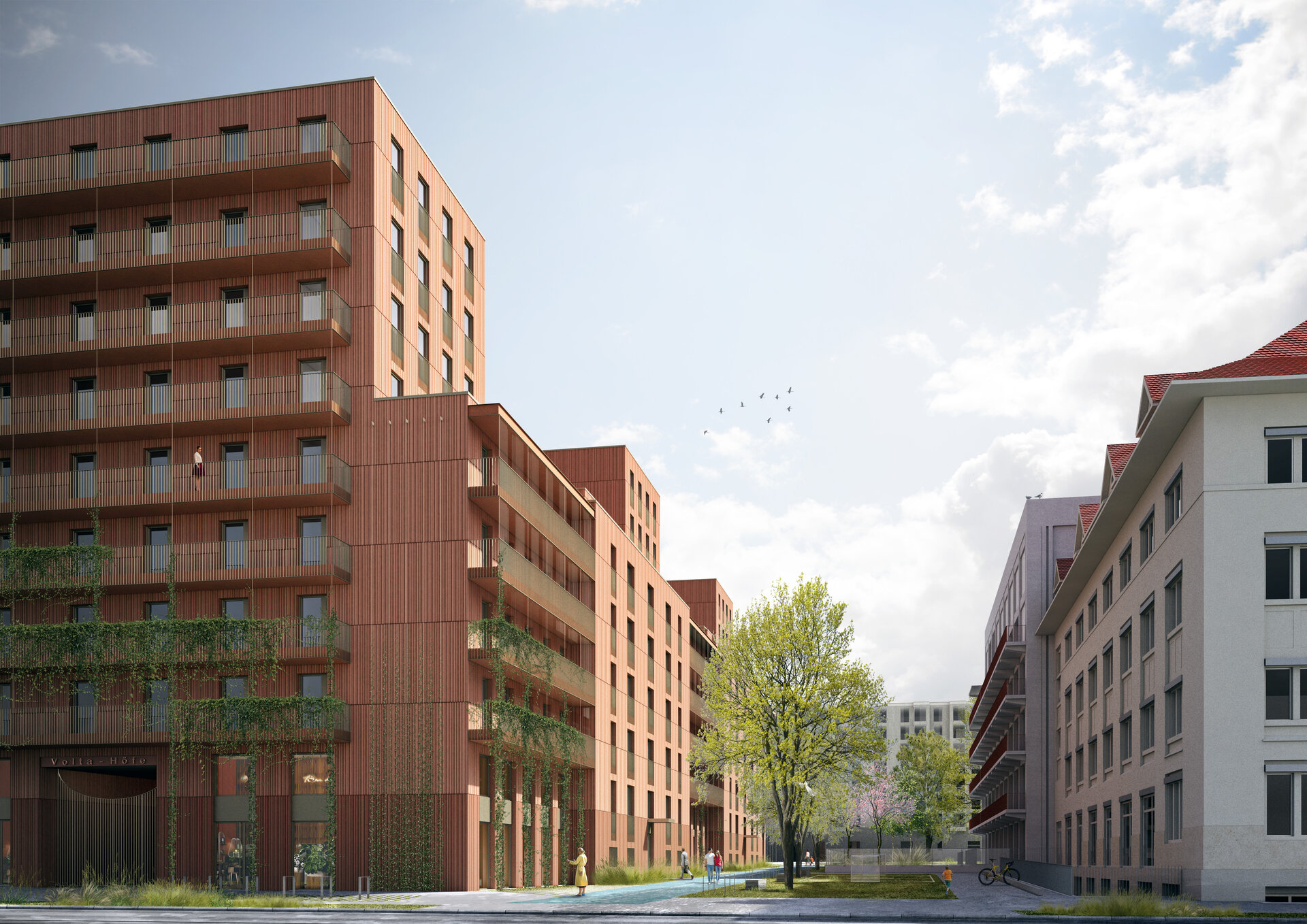 Ein von der pde geplantes Bauwerk aus Holz