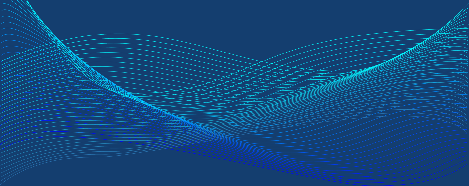 Mesh lines on a blue background