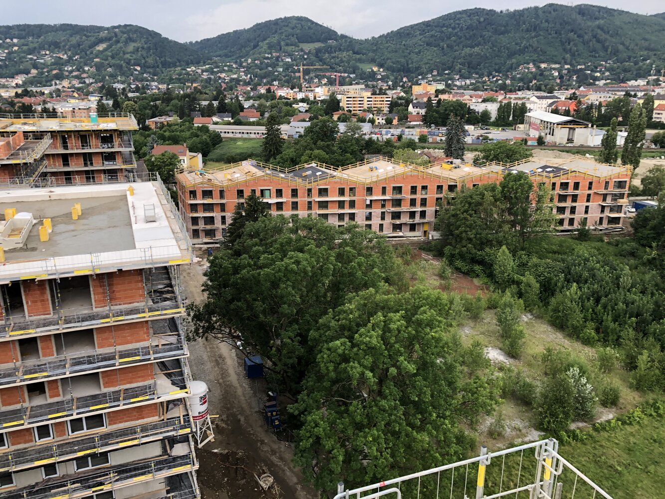 View of the Graz Reininghaus project