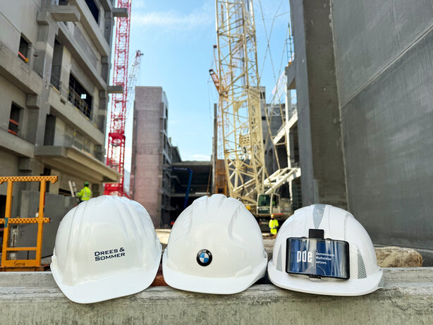 Helmets from the participating companies