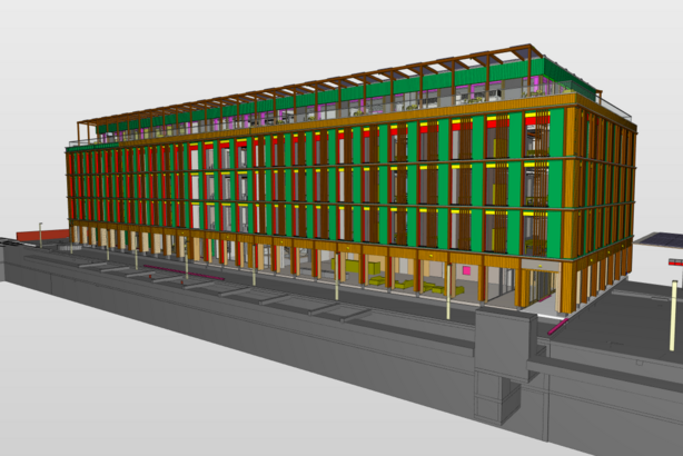 BIM model of the Patent Office