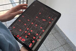 [Translate to English:] Vermessung der Messe Erfurt - Tablet