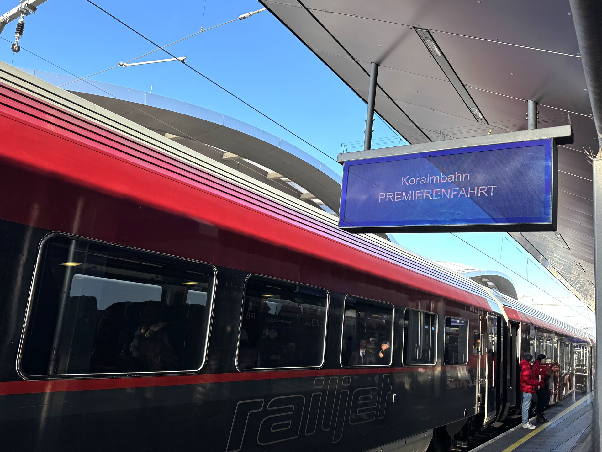 Koralm Tunnel platform