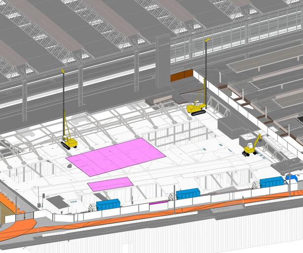 Model of Munich Central Station