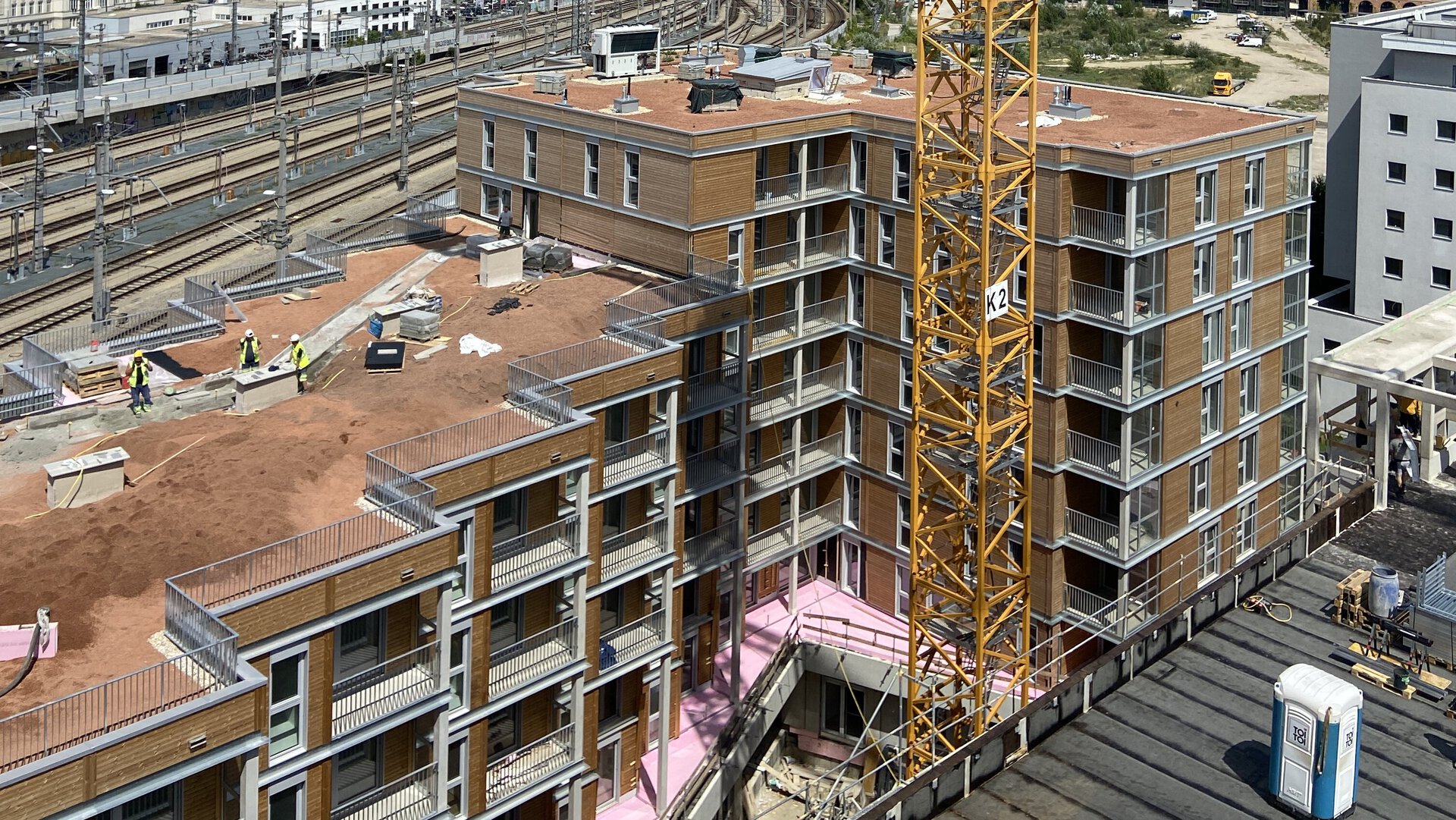 B.R.I.O. Construction site from the outside