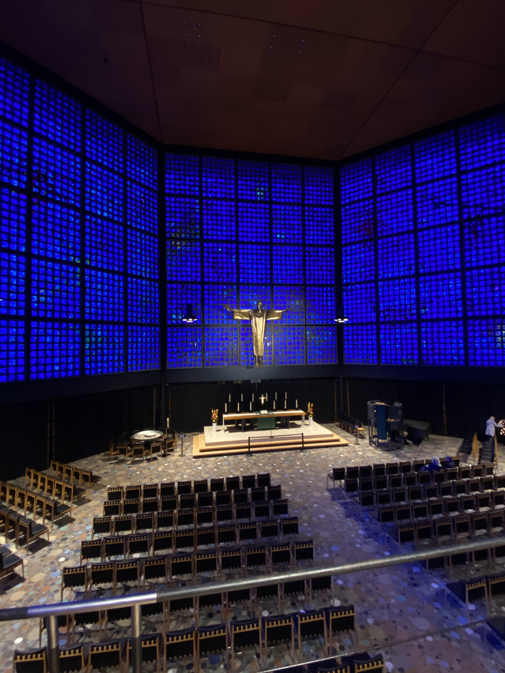 Interior view of the Kaiser Wilhelm Memorial Church