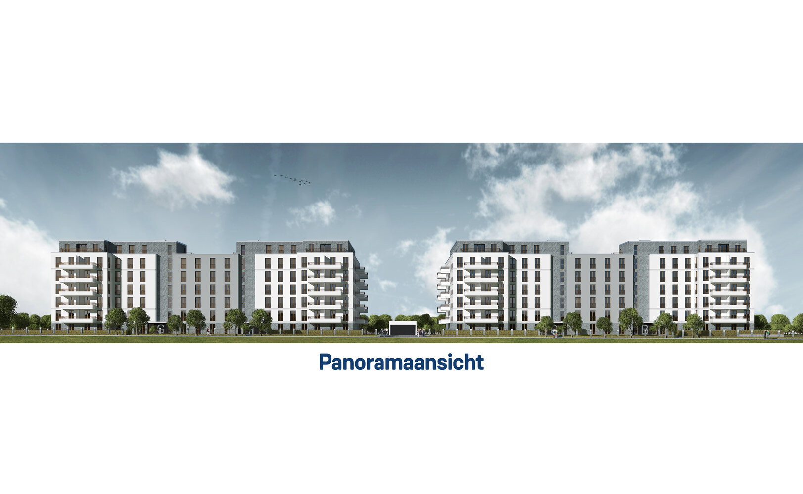 View of residential complex Neumarien