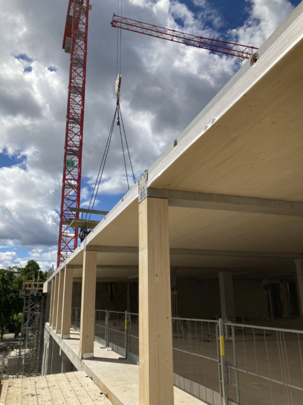 Picture of the construction site