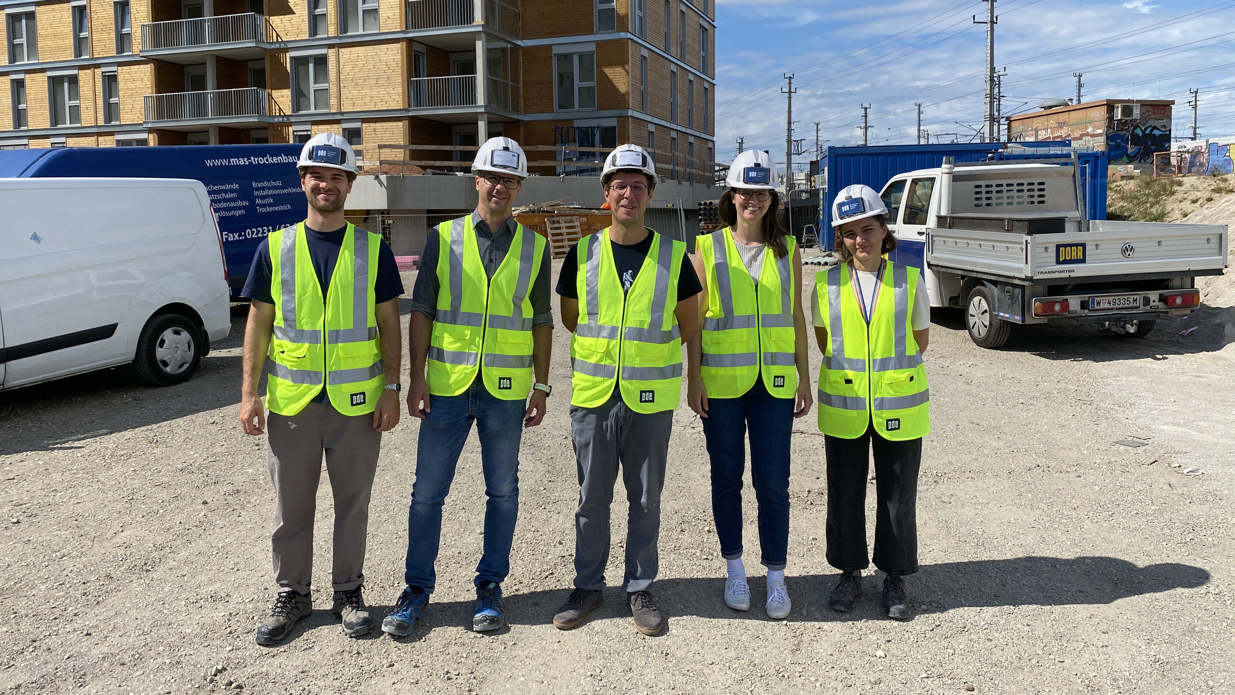 Team auf der Baustelle