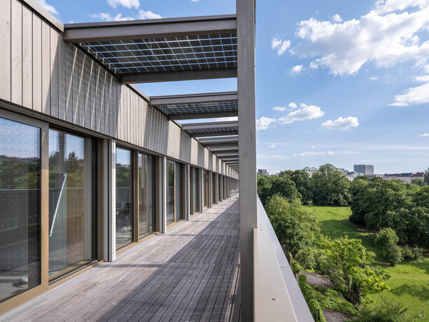 Terrasse am Europäischen Patentamt