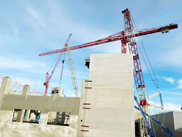 Construction site TMO, TLO of the BMW Group