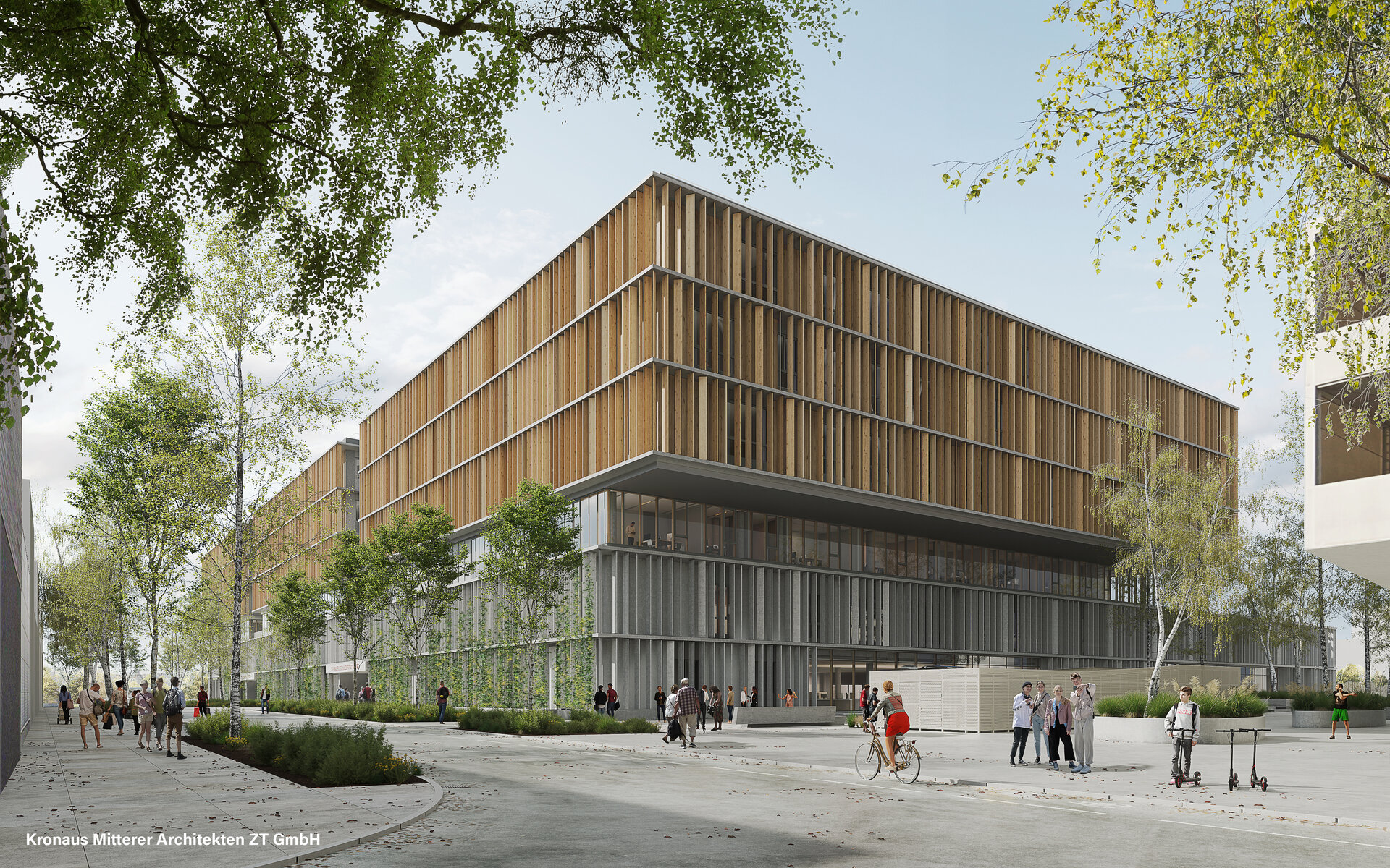 Central vocational school from the outside