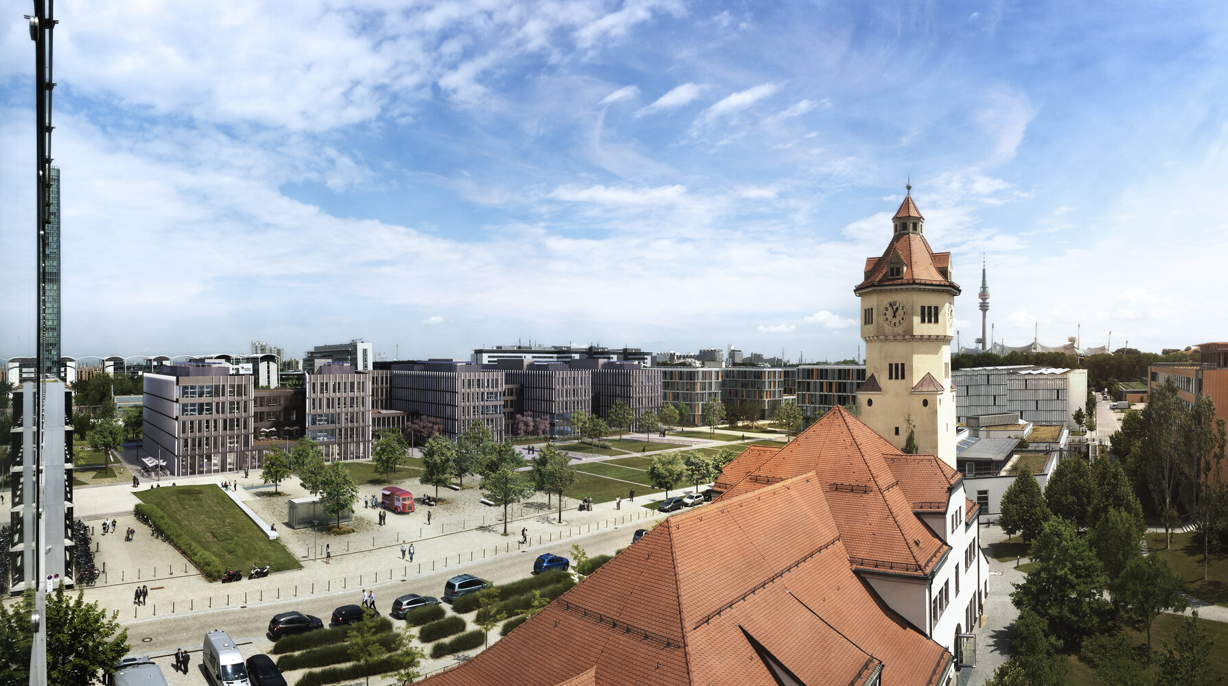 Aerial view of the Qubes project