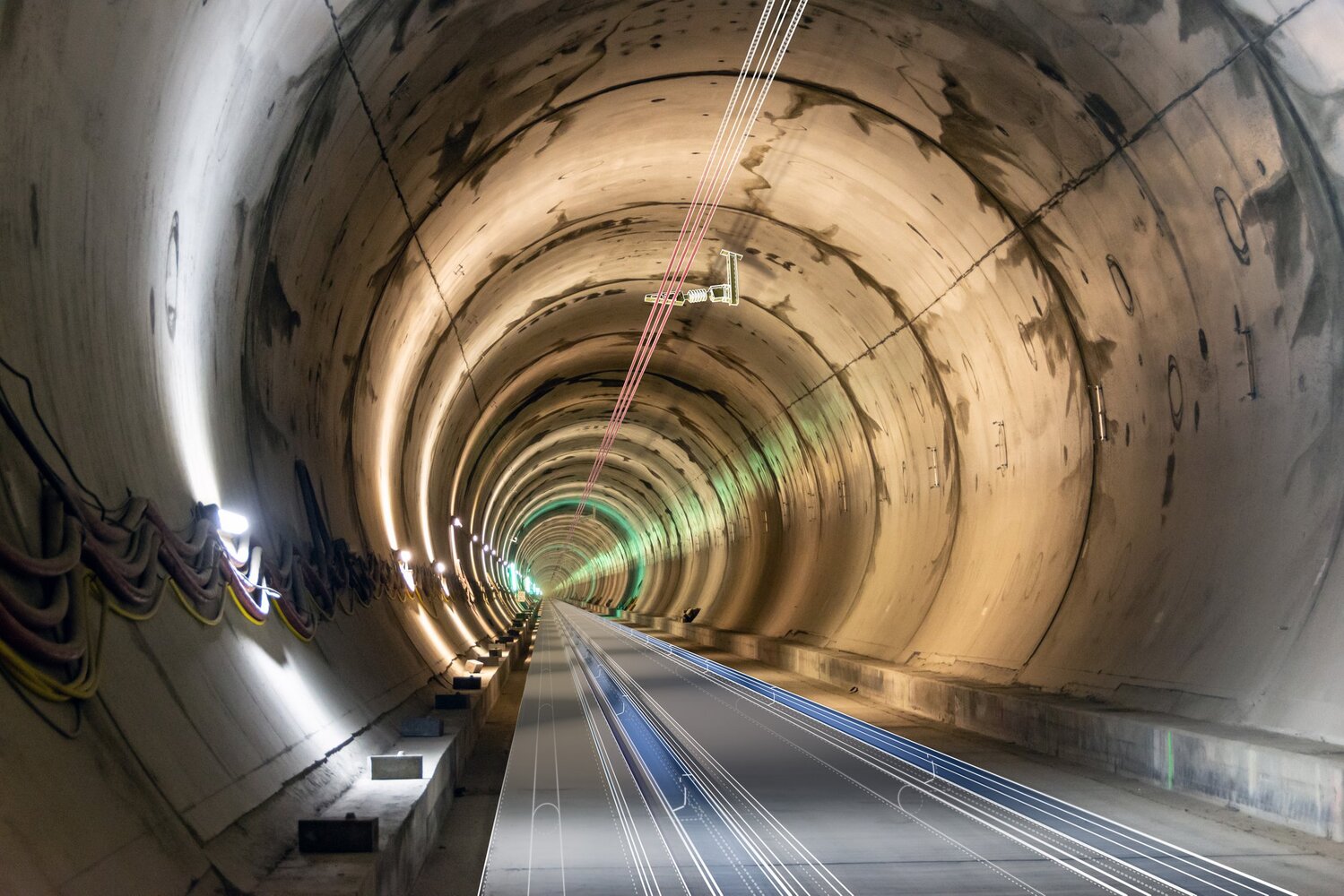 [Translate to English:] BIM Visualsierung der Trasse im Koralmtunnel