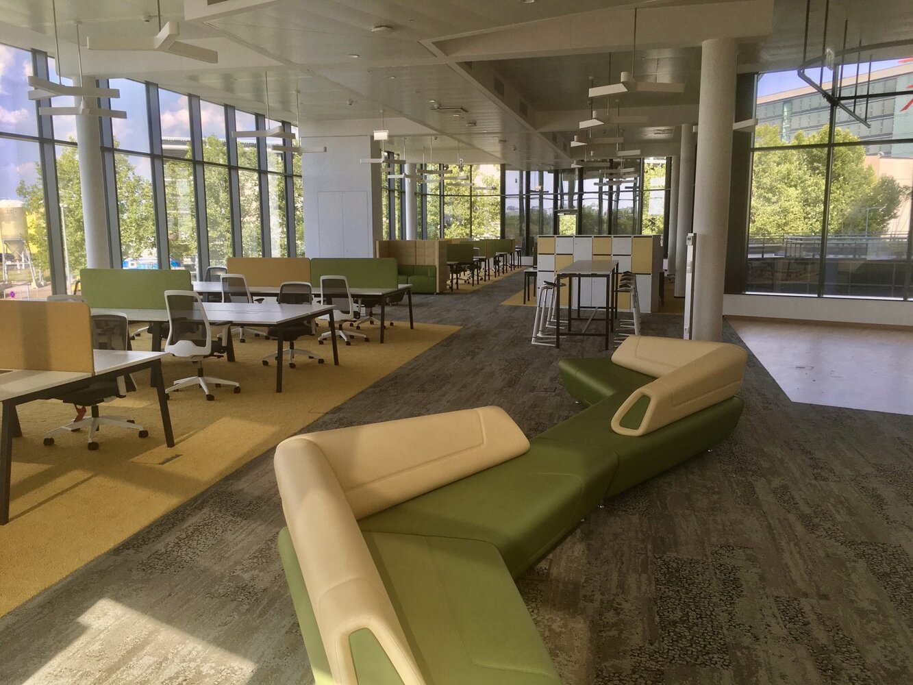 Interior view of the Office Park 4 project