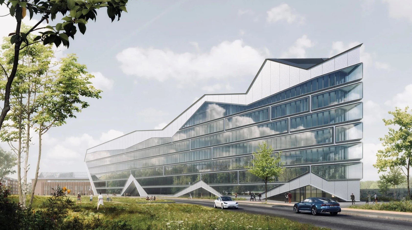 Exterior view of RAW Innovation Campus