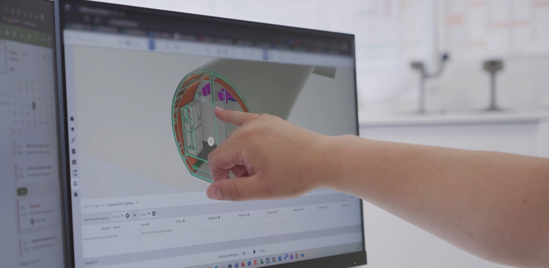 BIM model of the Koralm Tunnel