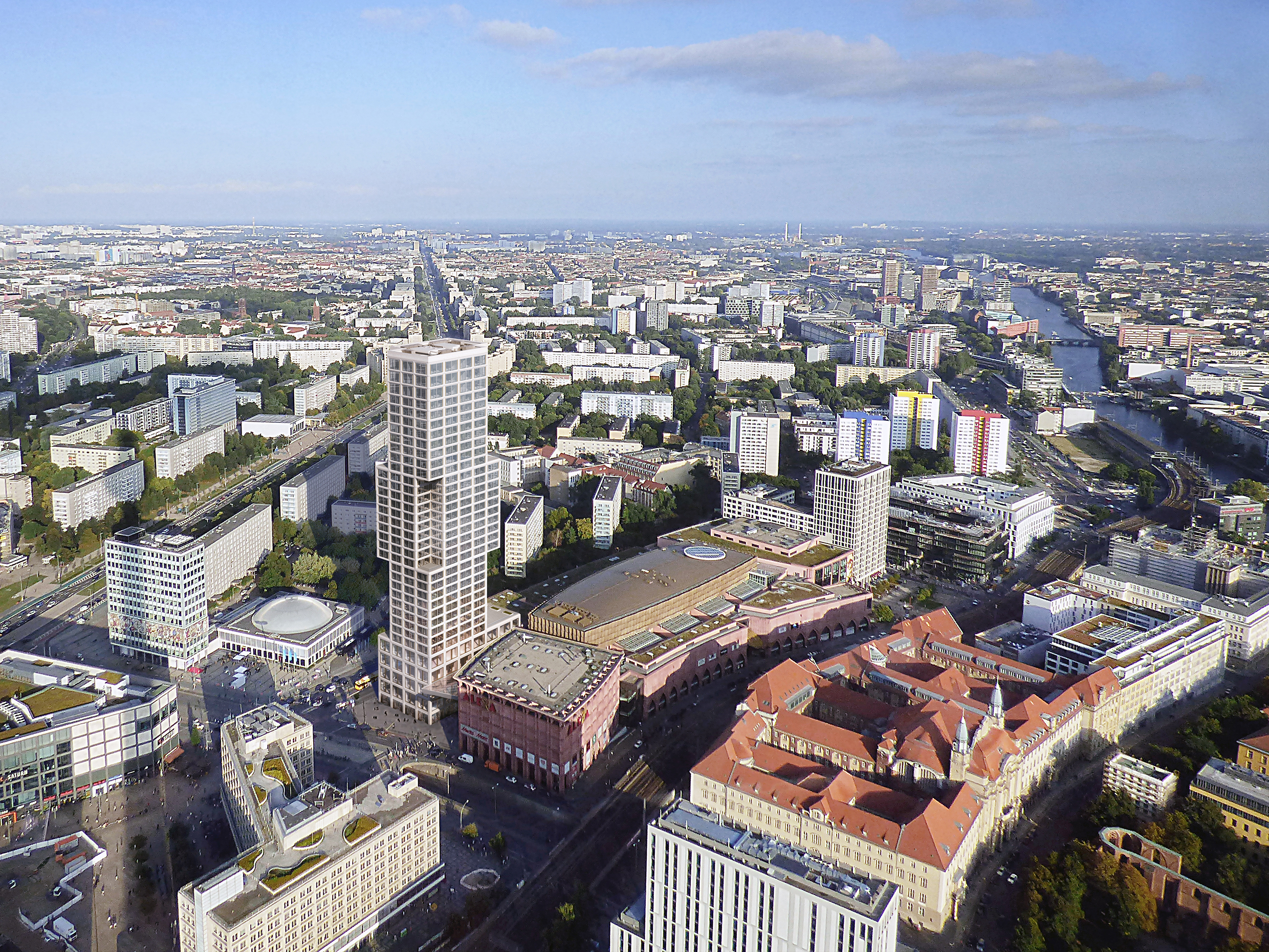 Alexander Tower - view with Fernsehturm